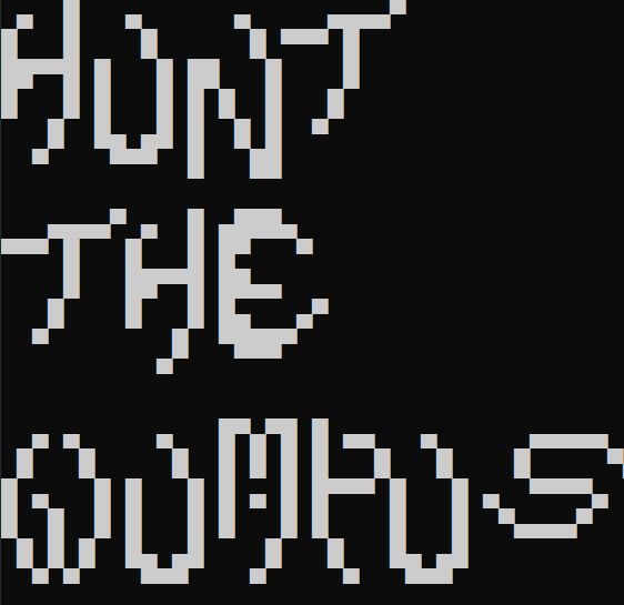 hunt the wumpus